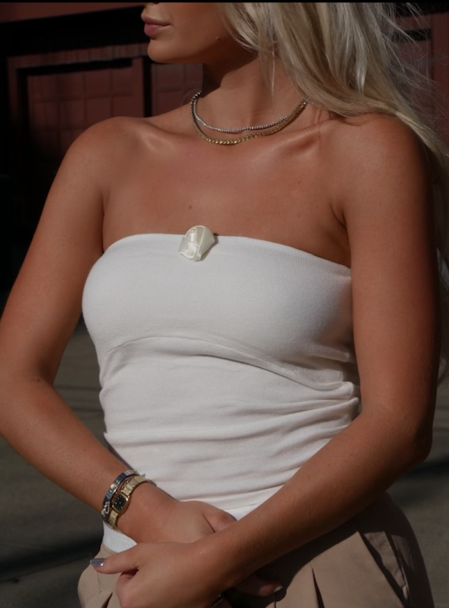 KMK x ER Rose Sweater Tube Top